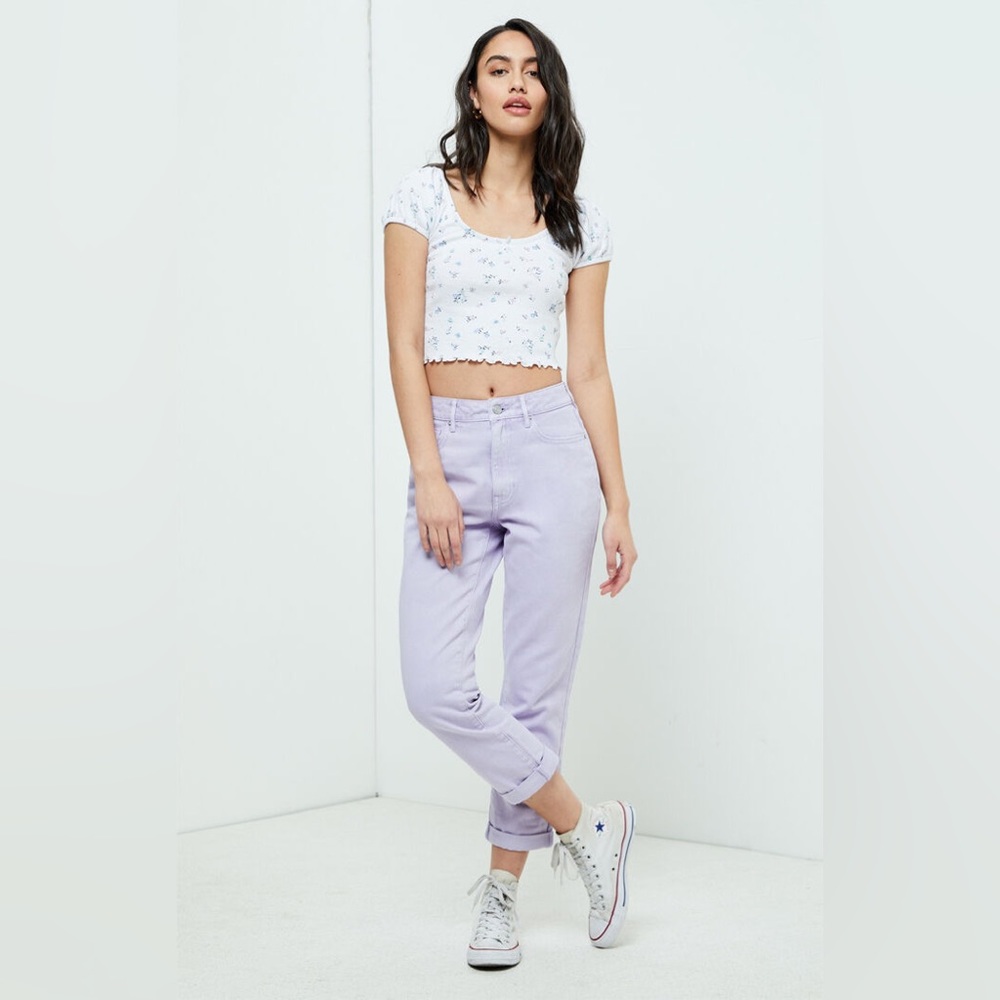 Lavender Mom Jeans